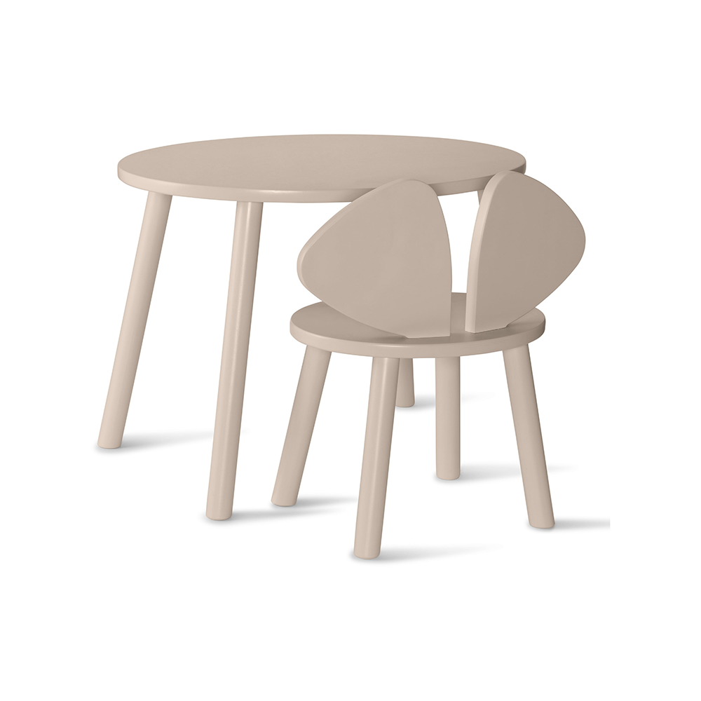 Nofred Kinderstuhl und Kindertisch Set 'Maus' Beige - Online MY SNOWFLAKE