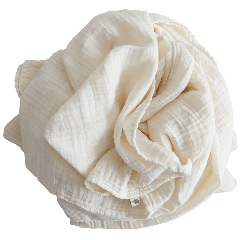 Petit Stellou  Mulltuch Nooshi Blanket  Milk