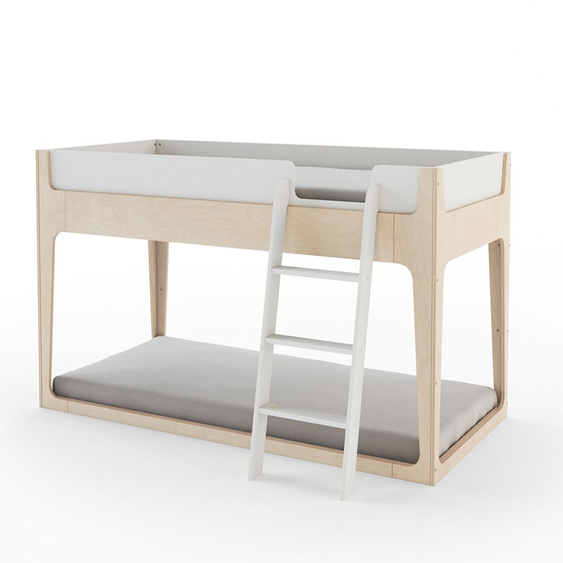 Oeuf NYC Nest Bett 'Perch' Weiss/Birke 90 x 200 cm