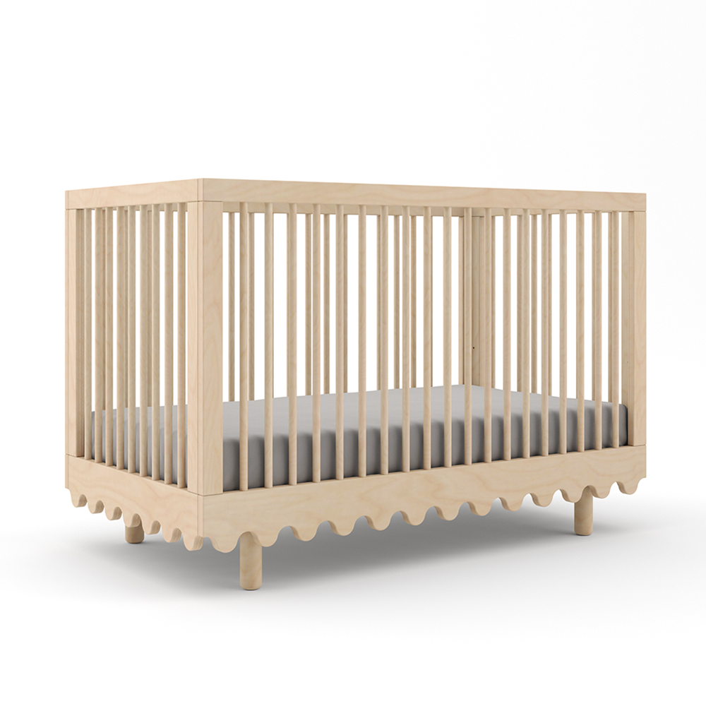 Oeuf NYC  Babybett 'Moss' Birke  70 x 140 cm - Online MY SNOWFLAKE