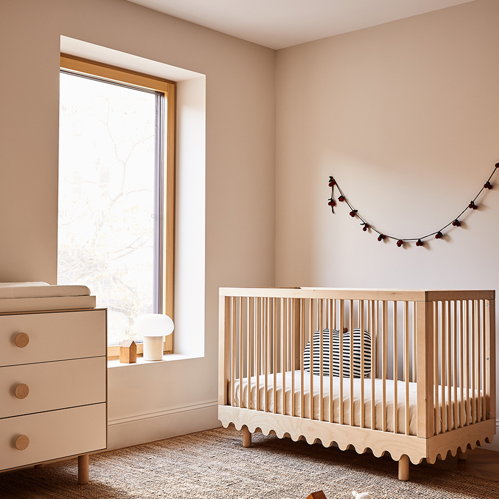 Oeuf NYC  Babybett 'Moss' Birke  70 x 140 cm - Online MY SNOWFLAKE