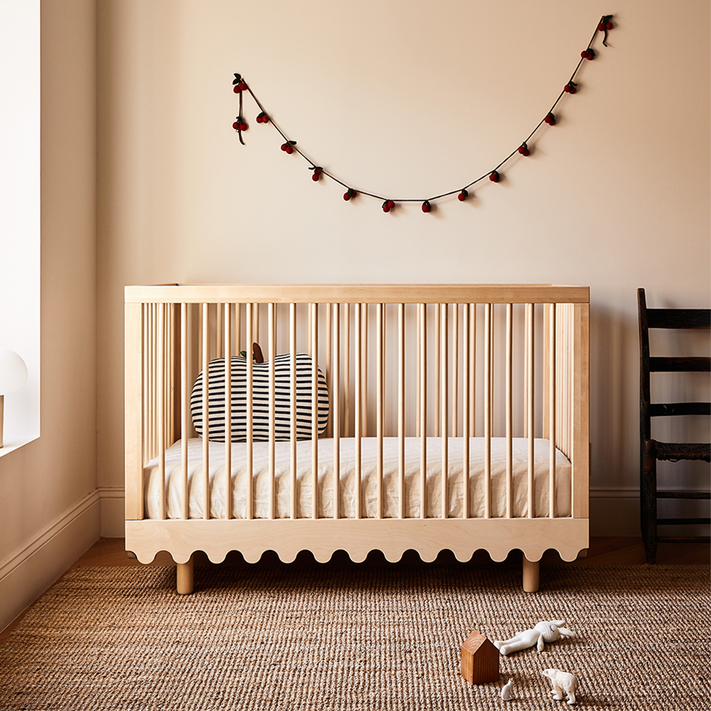 Oeuf NYC  Babybett 'Moss' Birke  70 x 140 cm - Online MY SNOWFLAKE