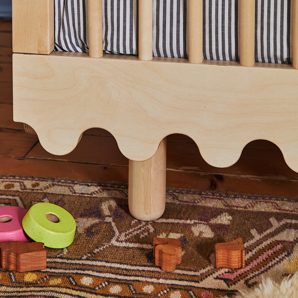 Oeuf NYC  Babybett 'Moss' Birke  70 x 140 cm - Online MY SNOWFLAKE