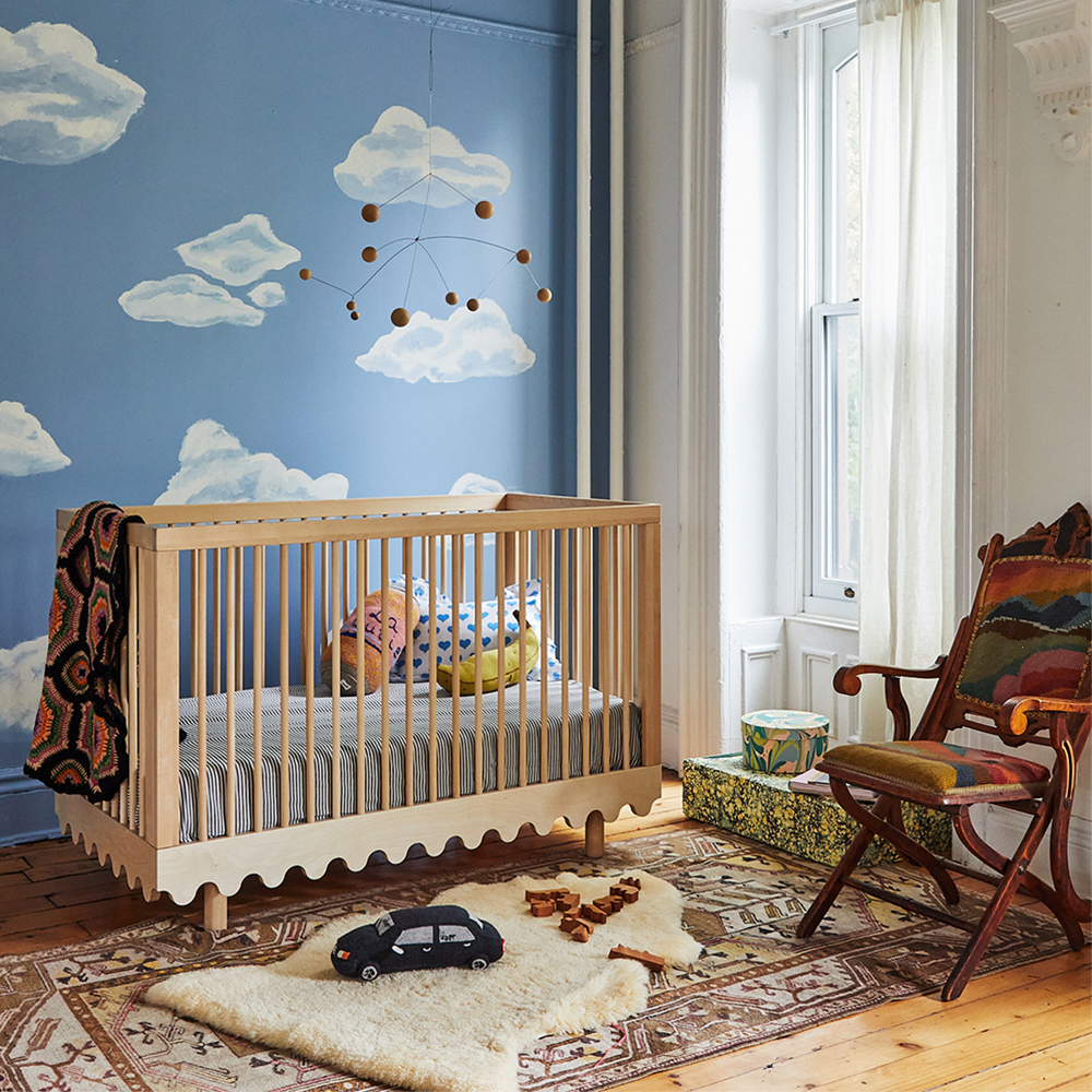 Oeuf NYC  Babybett 'Moss' Birke  70 x 140 cm - Online MY SNOWFLAKE