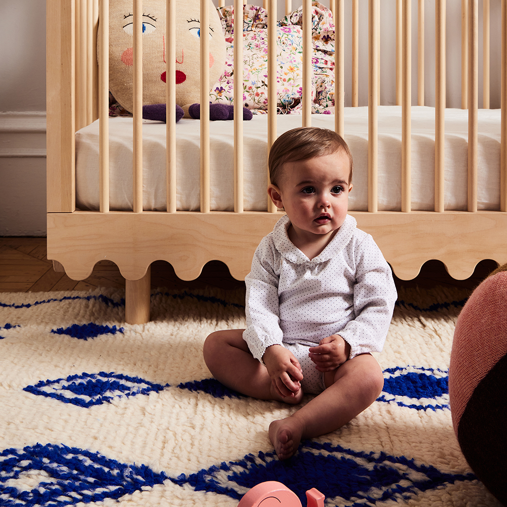 Oeuf NYC  Babybett 'Moss' Birke  70 x 140 cm - Online MY SNOWFLAKE