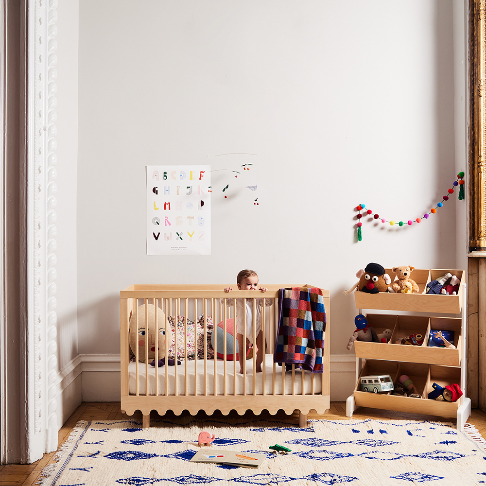 Oeuf NYC  Babybett 'Moss' Birke  70 x 140 cm - Online MY SNOWFLAKE