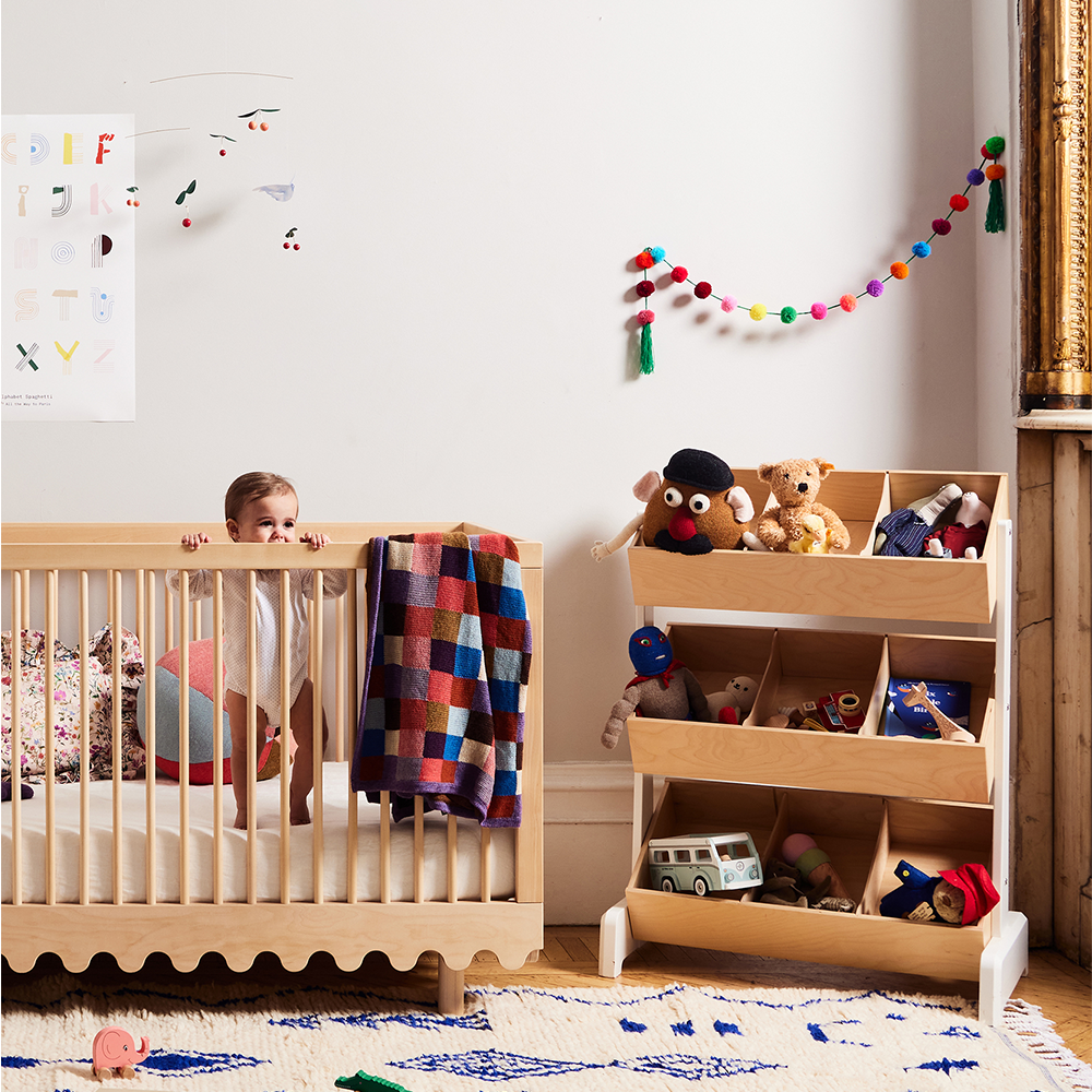 Oeuf NYC  Babybett 'Moss' Birke  70 x 140 cm - Online MY SNOWFLAKE
