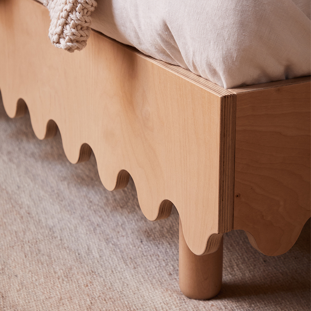 Oeuf NYC  Kinderbett 'Moss' Twin  Birke 90 x 200 cm