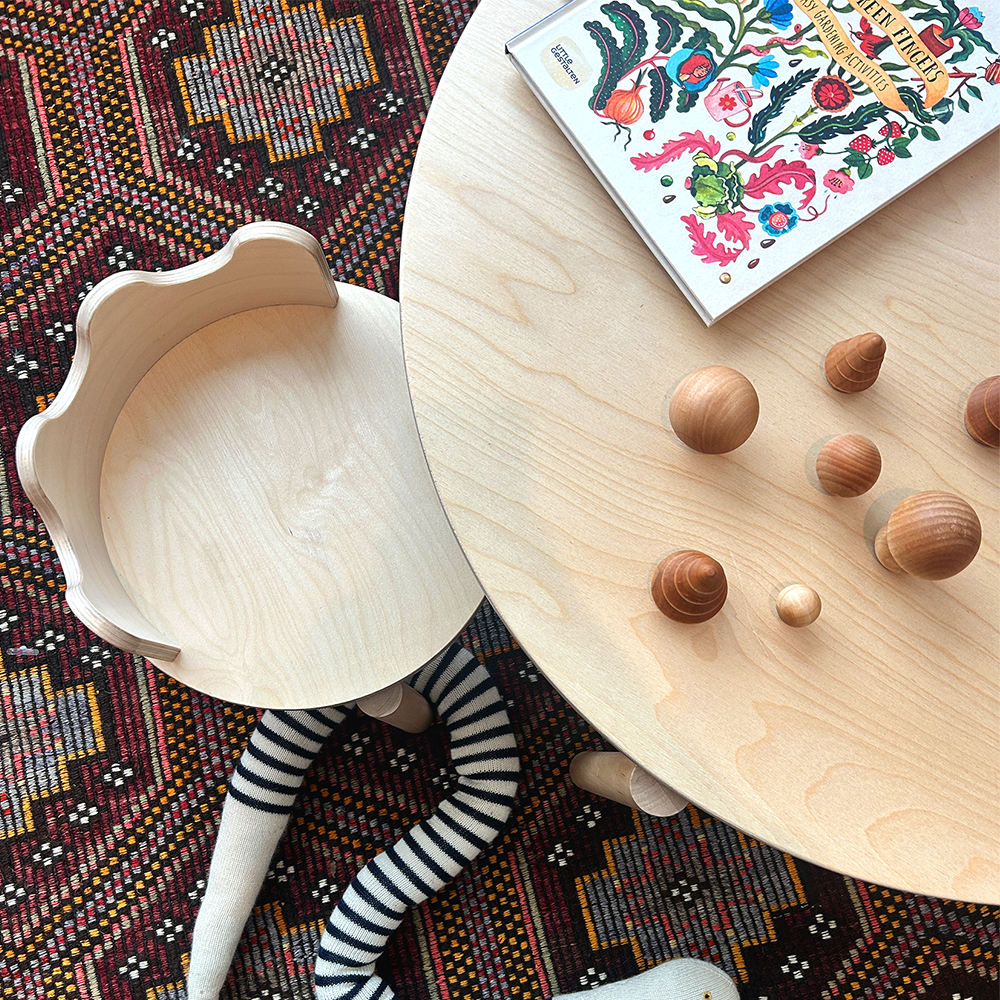 Oeuf NYC Children's Table 'Moss' Birch