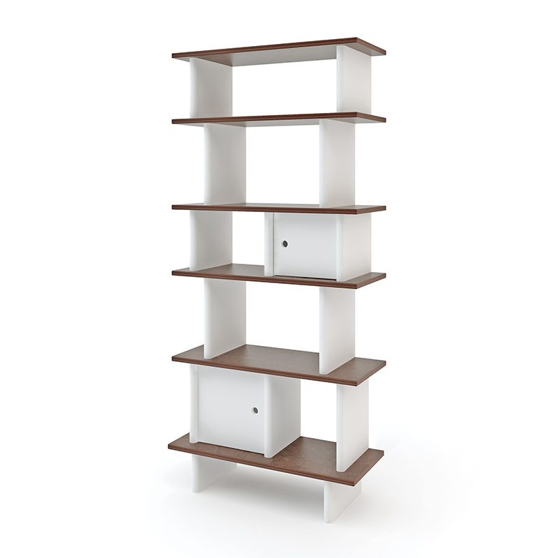 Oeuf NYC Regal vertical Noyer/Blanc