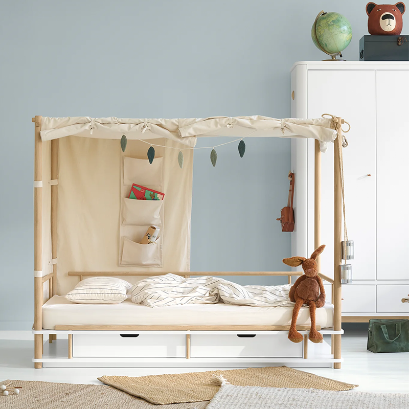 Oliver Furniture Ciel de lit "Wild" pour lit mezzanine Camp Non teint