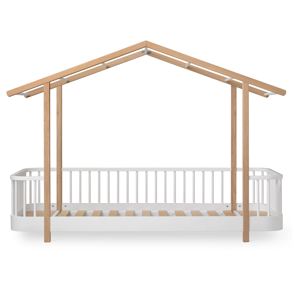 Oliver Furniture  Original Hausbett Wood 90 x 200 cm  Weiss/Eiche - Online MY SNOWFLAKE