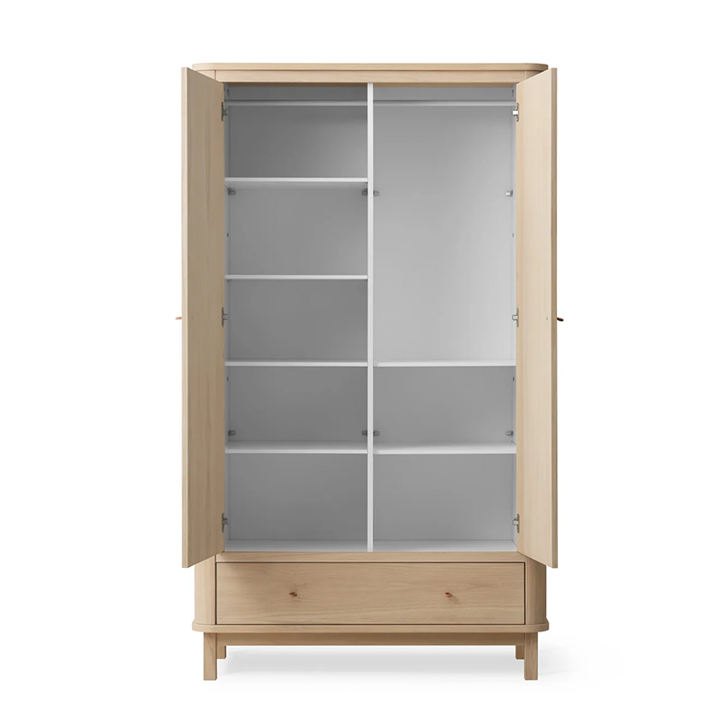 Oliver Furniture  Wood Kleiderschrank 2-türig Eiche