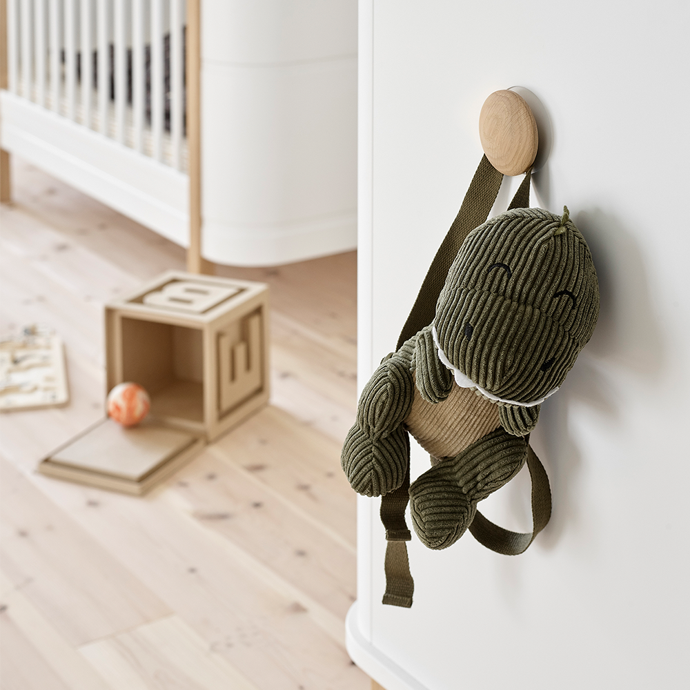 Oliver Furniture  Wood Wickelkommode mit 3 Schubladen Weiss/Eiche