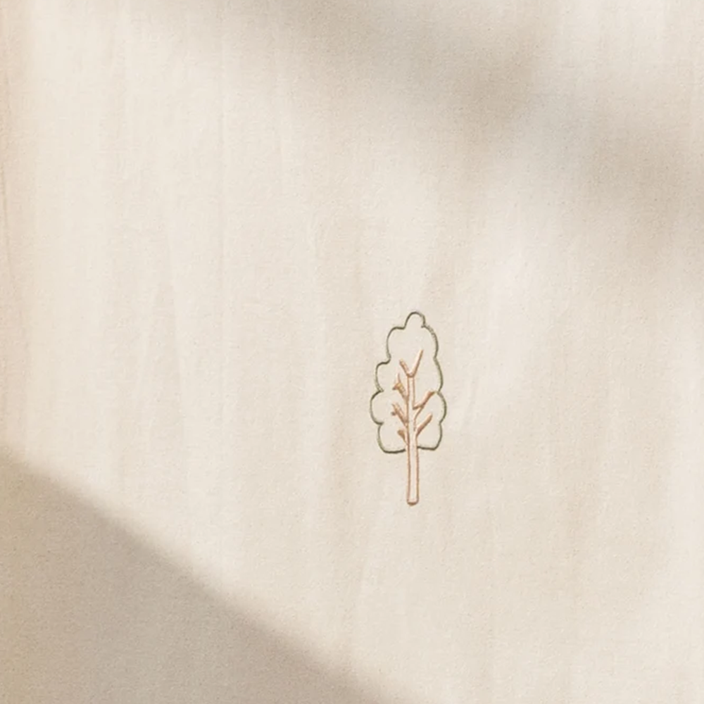 Oliver Furniture  Hausbetthimmel mit Stickerei für Wood Mini+ Hausbett
