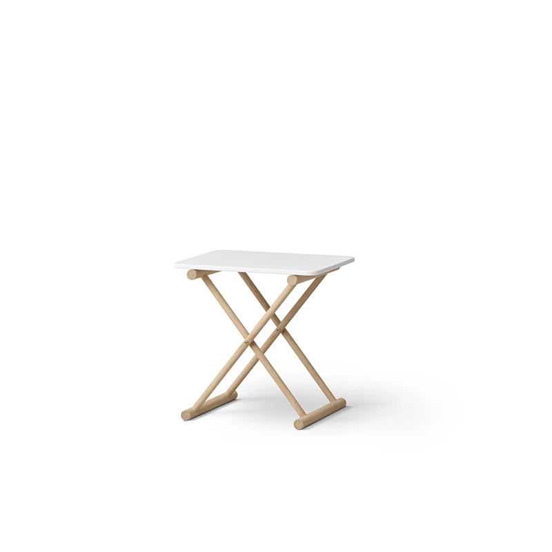 Oliver Furniture Nachttisch 'Camp' Hoch Weiss/Eiche