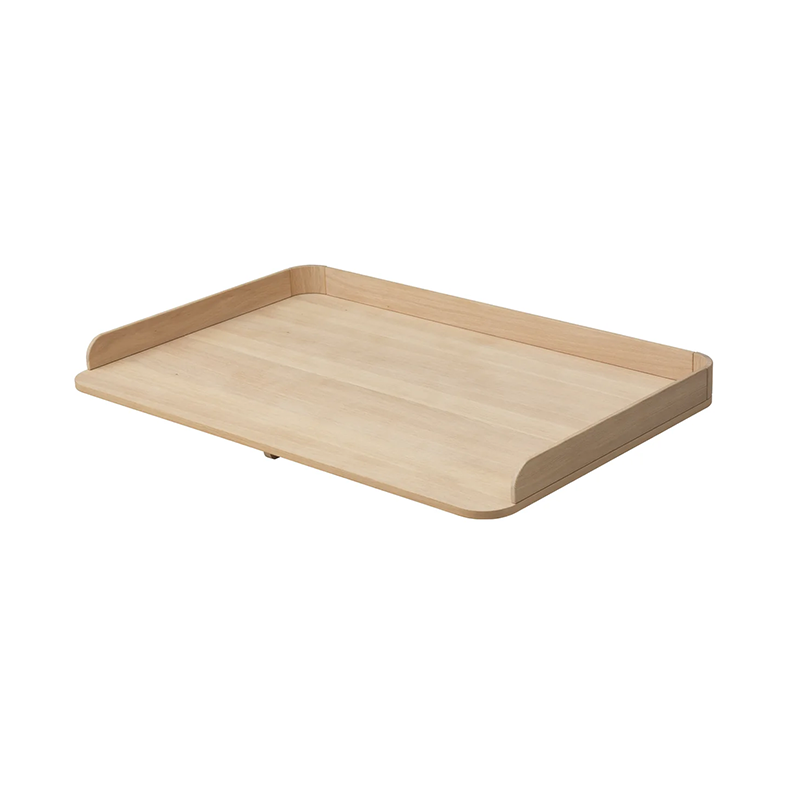 Oliver Furniture Changing Plate for Wood Dresser with 3 Drawers Oak