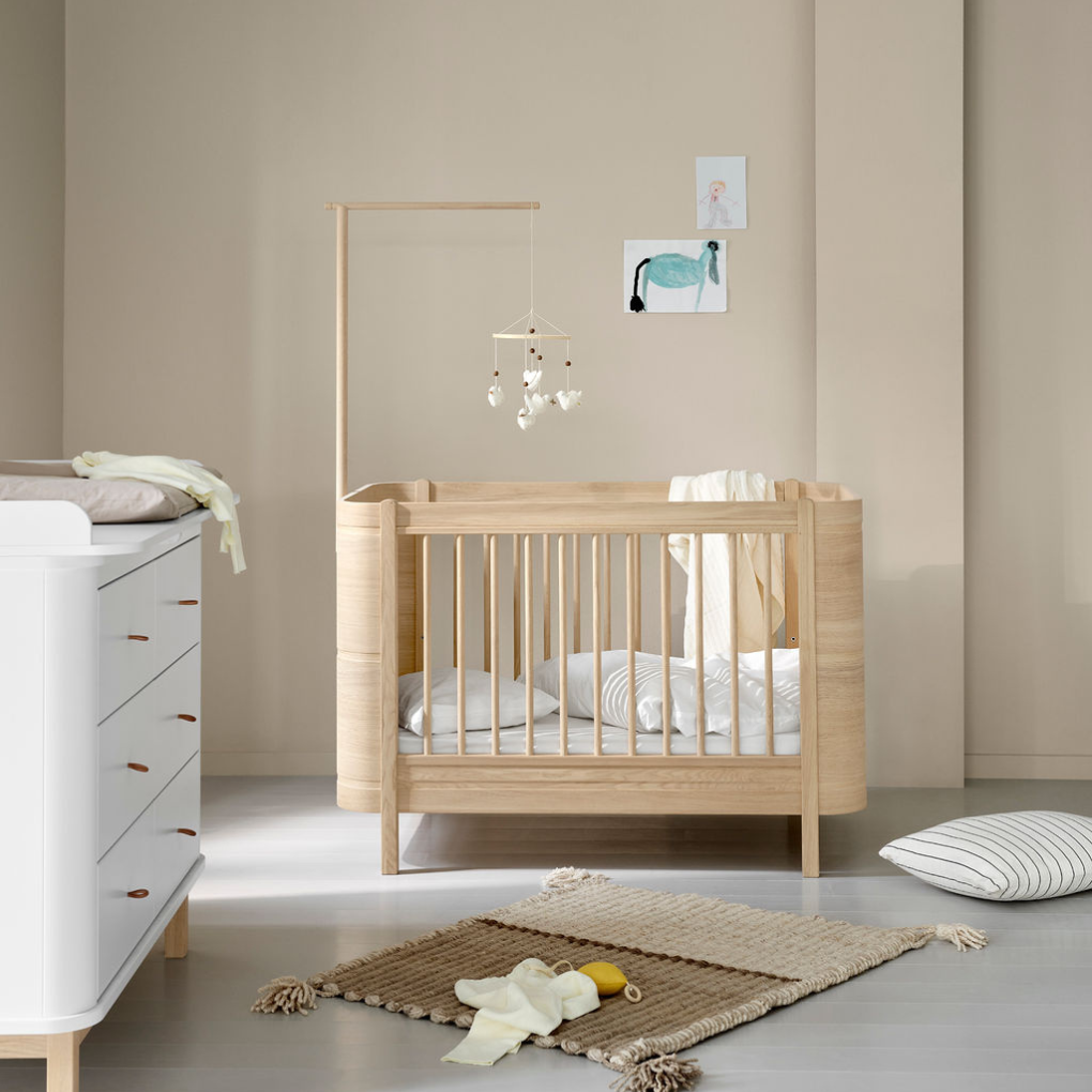 Oliver Furniture  Wood Mini+ Babybett inkl. Umbauset Juniorbett  Eiche - Online MY SNOWFLAKE