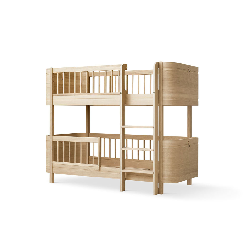 Oliver Furniture  Umbauset Wood Mini+ Basic und Geschwisterset zum halbhohen Etagenbett  Eiche - Online MY SNOWFLAKE