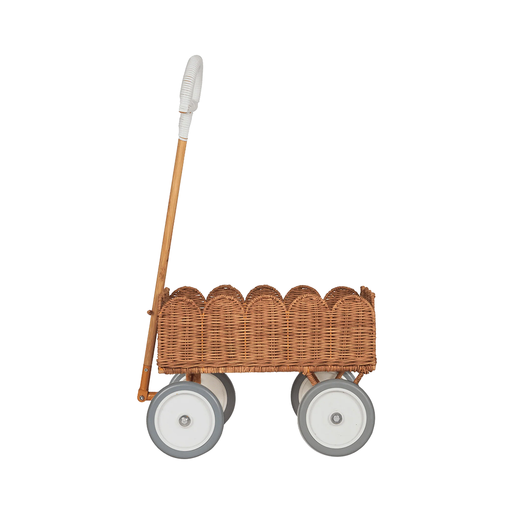 Olli Ella Chariot de plage 'Petal Wonder' Natural