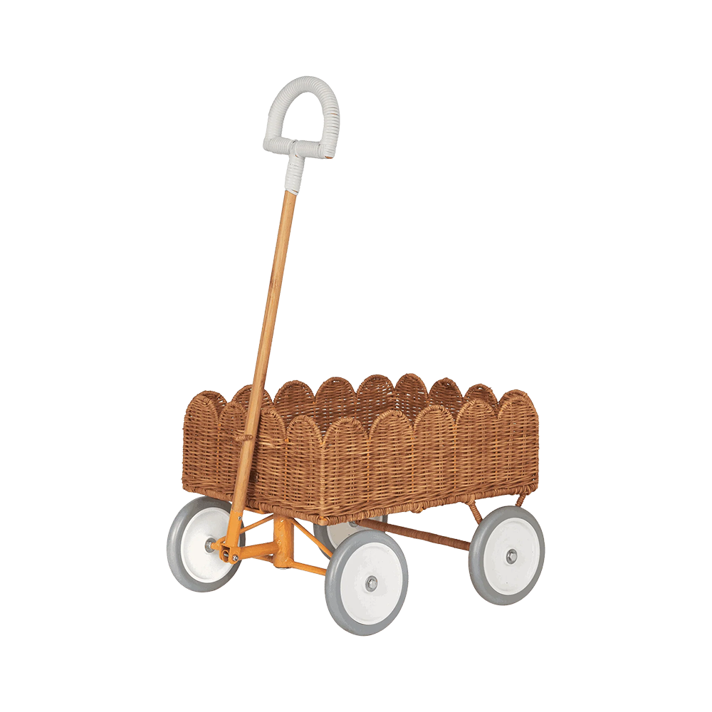 Olli Ella Chariot de plage 'Petal Wonder' Natural