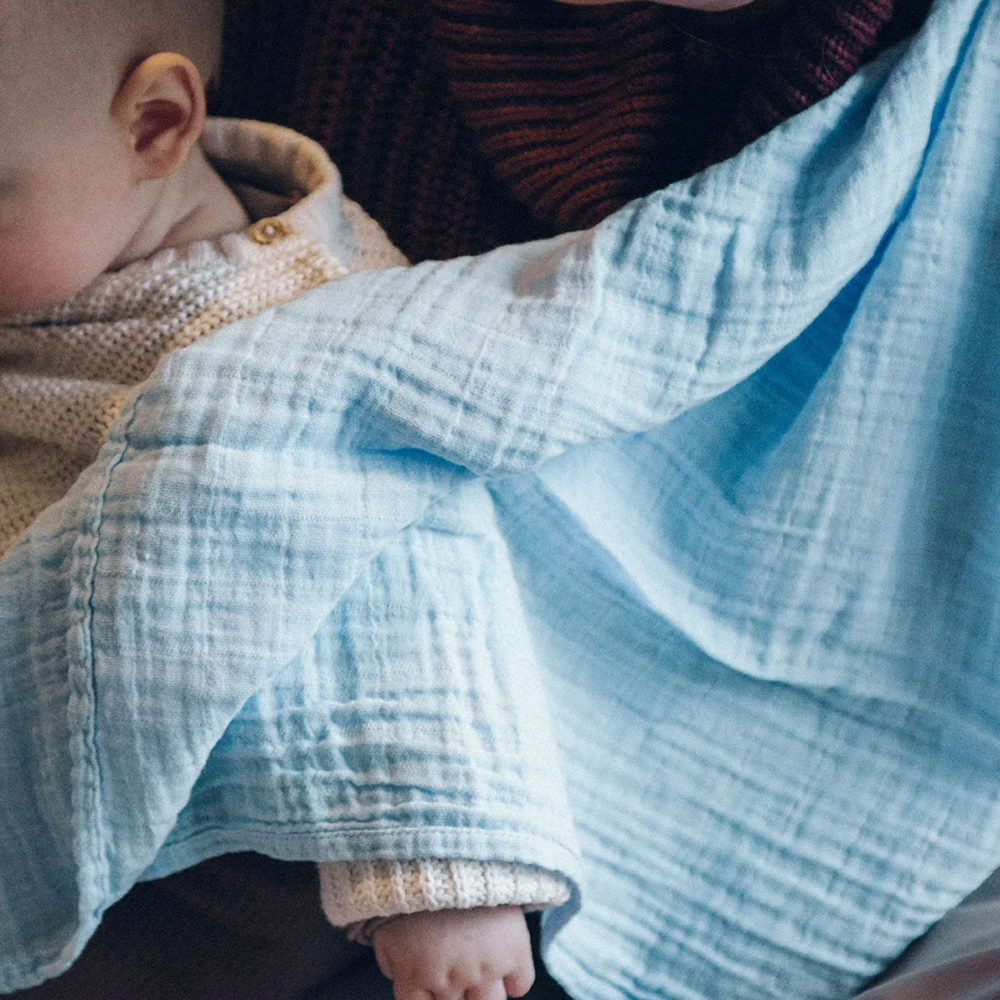Petit Stellou Mulltuch Nooshi Cuddle Sky - Online MY SNOWFLAKE
