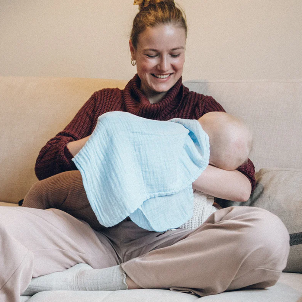 Petit Stellou Mulltuch Nooshi Cuddle Sky - Online MY SNOWFLAKE