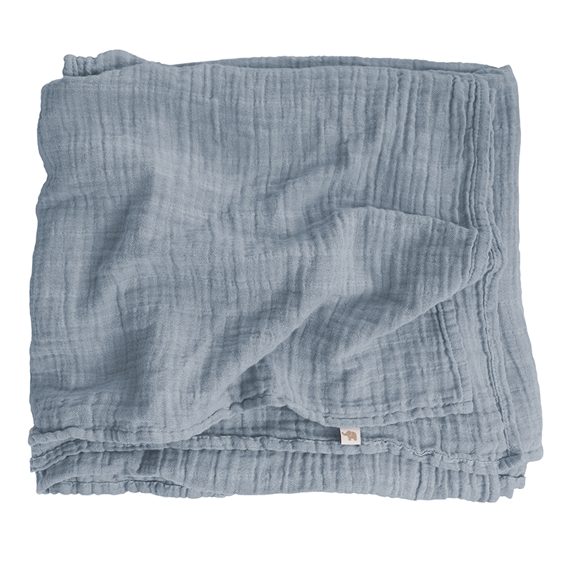 Petit Stellou  Mulltuch Nooshi Blanket  Elephant - Online MY SNOWFLAKE