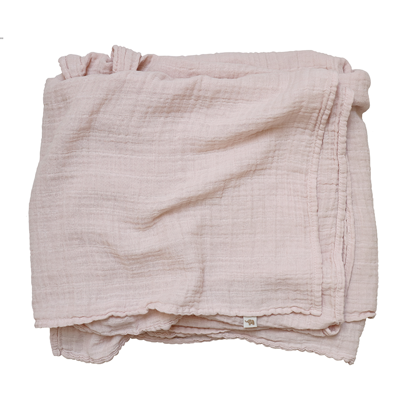Petit Stellou  Mulltuch Nooshi Blanket  Blush - Online MY SNOWFLAKE