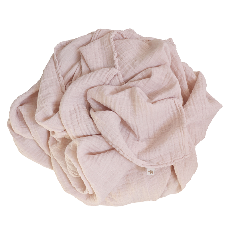 Petit Stellou  Mulltuch Nooshi Blanket  Blush - Online MY SNOWFLAKE