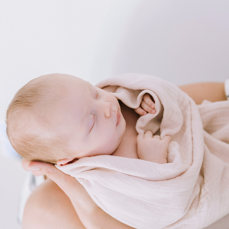 Petit Stellou  Mulltuch Nooshi Blanket  Blush - Online MY SNOWFLAKE