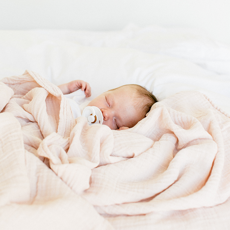 Petit Stellou  Mulltuch Nooshi Blanket  Blush - Online MY SNOWFLAKE