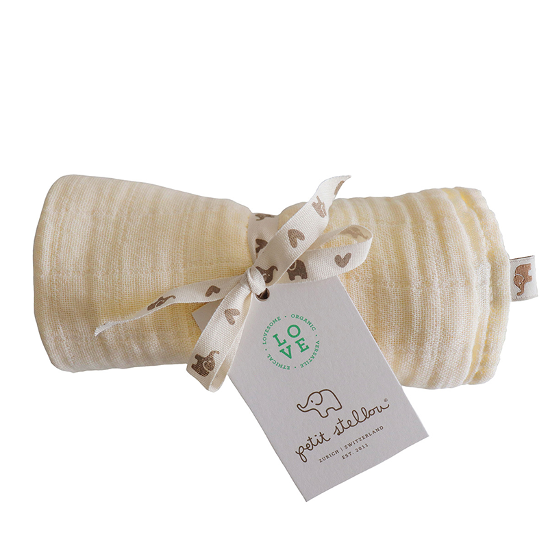 Petit Stellou Muslin Cloth Nooshi Cuddle Vanilla