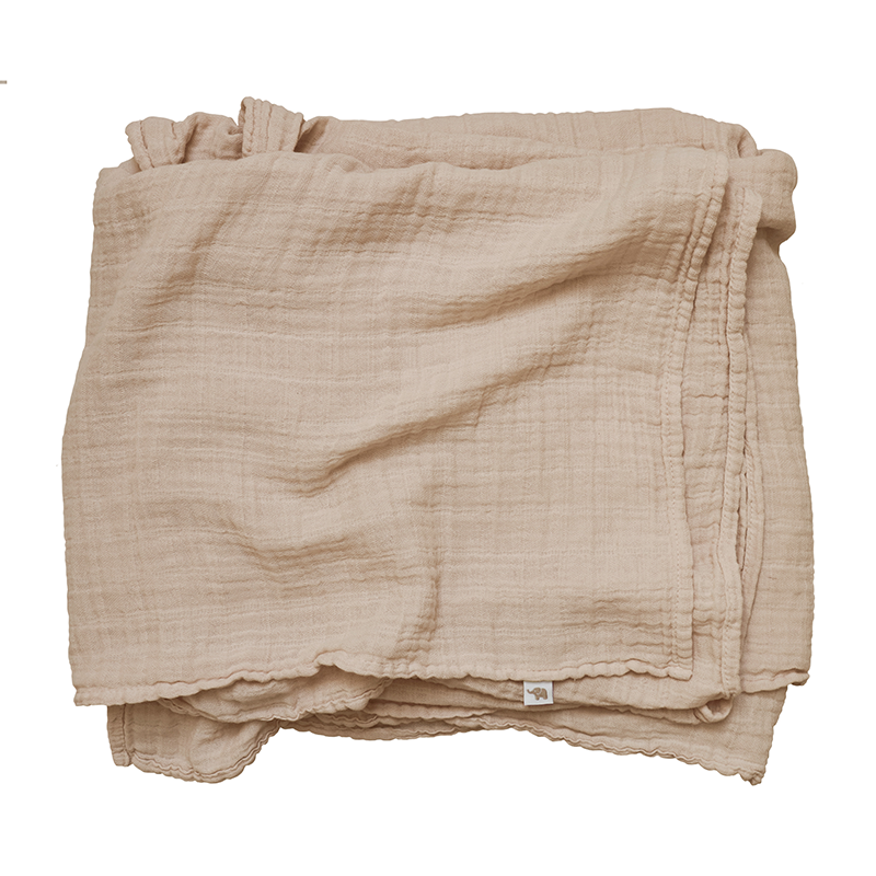 Petit Stellou  Mulltuch Nooshi Blanket  Sand - Online MY SNOWFLAKE