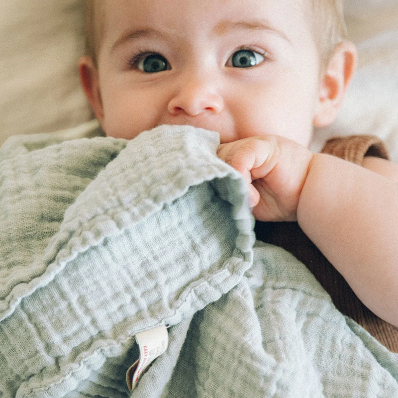 Petit Stellou  Mulltuch Nooshi Cuddle Seafoam - Online MY SNOWFLAKE