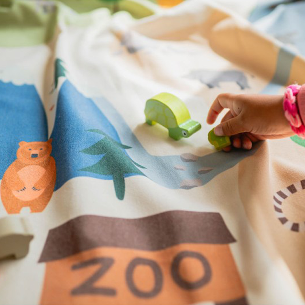 Play&Go 2-in-1 Play Mat & Storage Bag Zoo