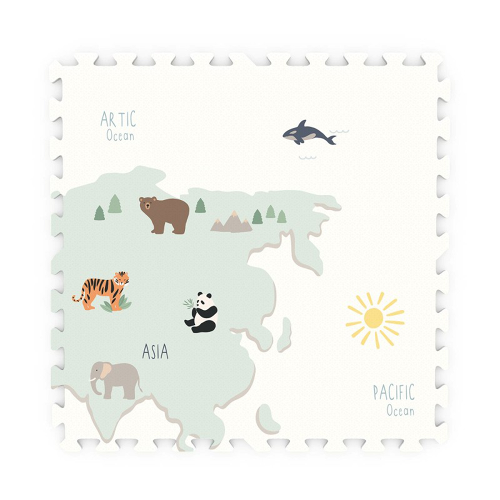 Play&Go 2 in 1 Puzzlematte 'EEVAA' doppelseitig Weltkarte - Online MY SNOWFLAKE