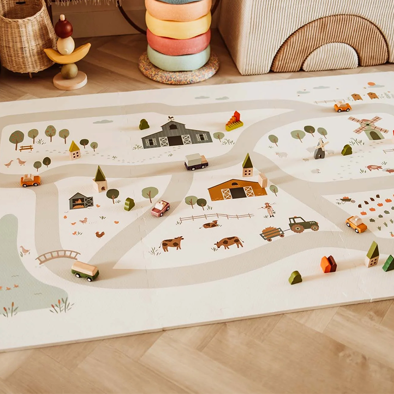 Play&Go 2 in 1 Puzzlematte 'EEVAA' doppelseitig Bauernhof - Online MY SNOWFLAKE