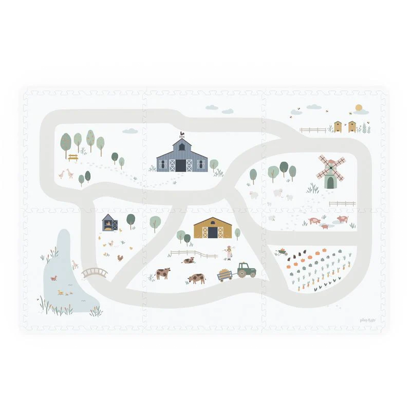 Play&Go 2 in 1 Puzzlematte 'EEVAA' doppelseitig Bauernhof - Online MY SNOWFLAKE