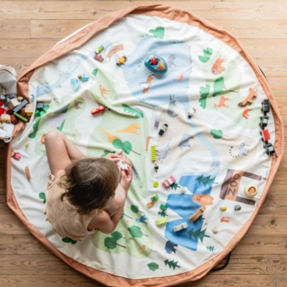 Play&Go 2-in-1 Play Mat & Storage Bag Zoo