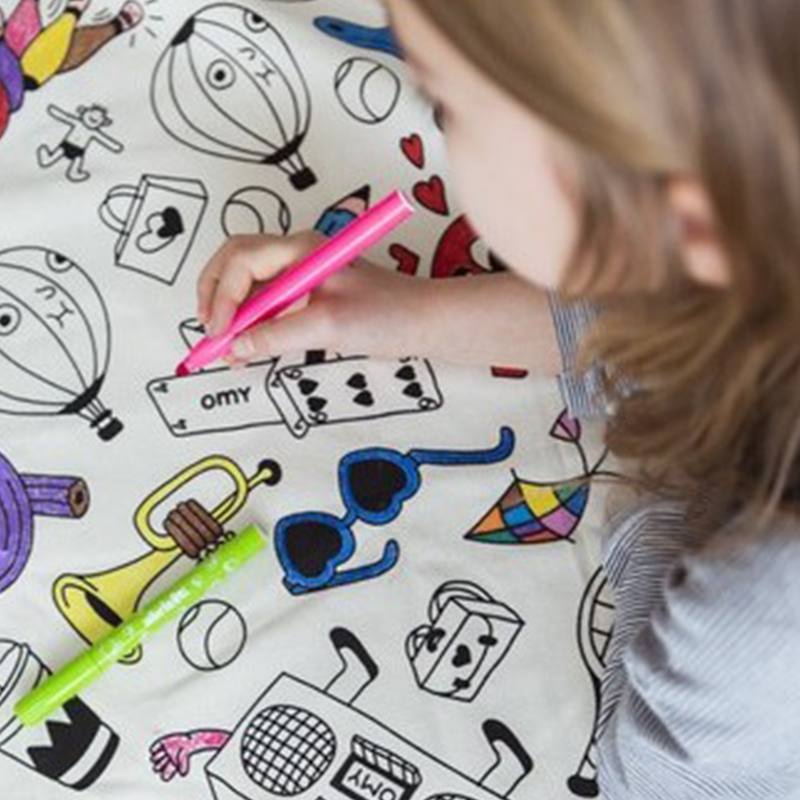 Play&Go Toy Storage Bag Colormap by OMY Paris