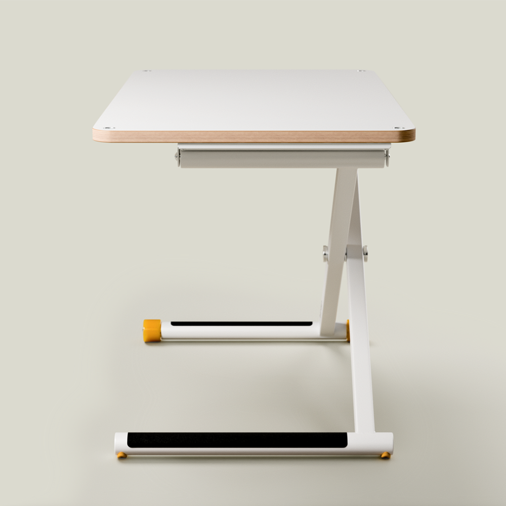 Bureau enfant réglable en hauteur Poptop Blanc