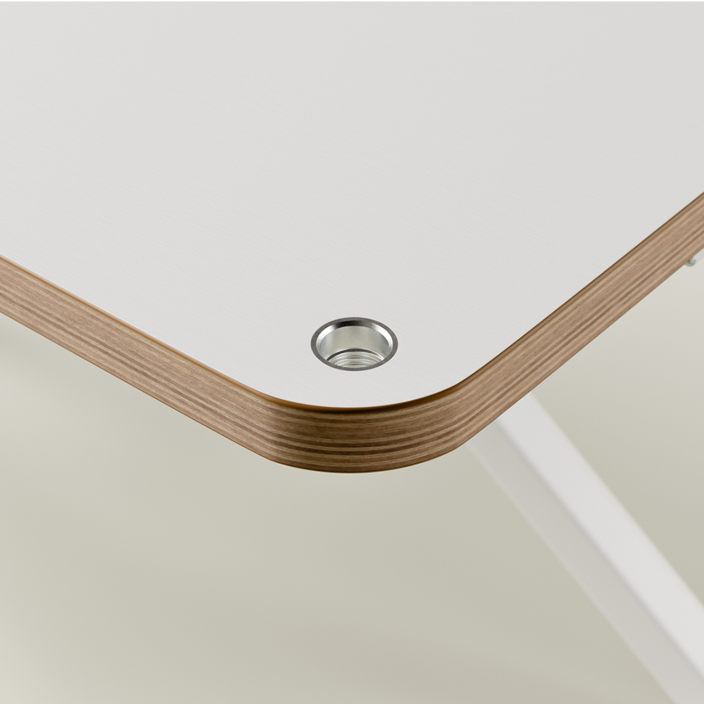 Bureau enfant réglable en hauteur Poptop Blanc