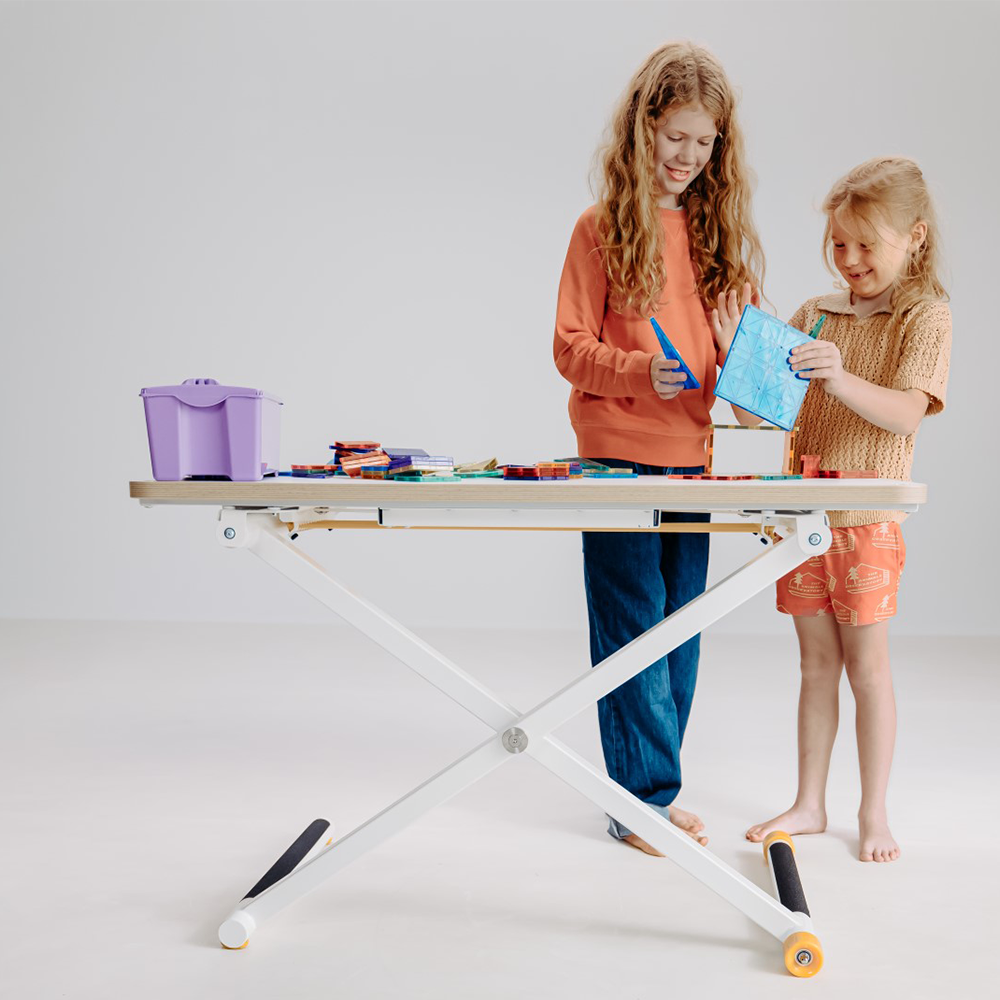 Bureau enfant réglable en hauteur Poptop Blanc