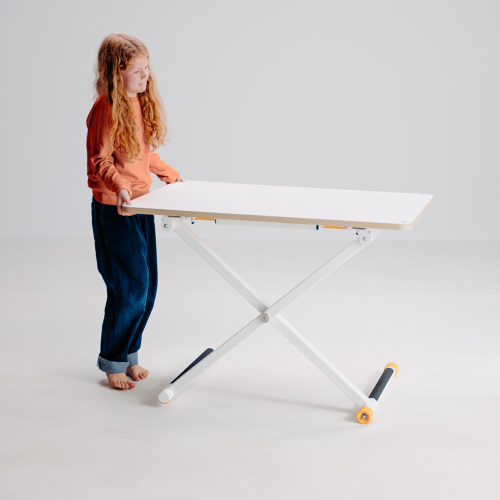 Bureau enfant réglable en hauteur Poptop Blanc