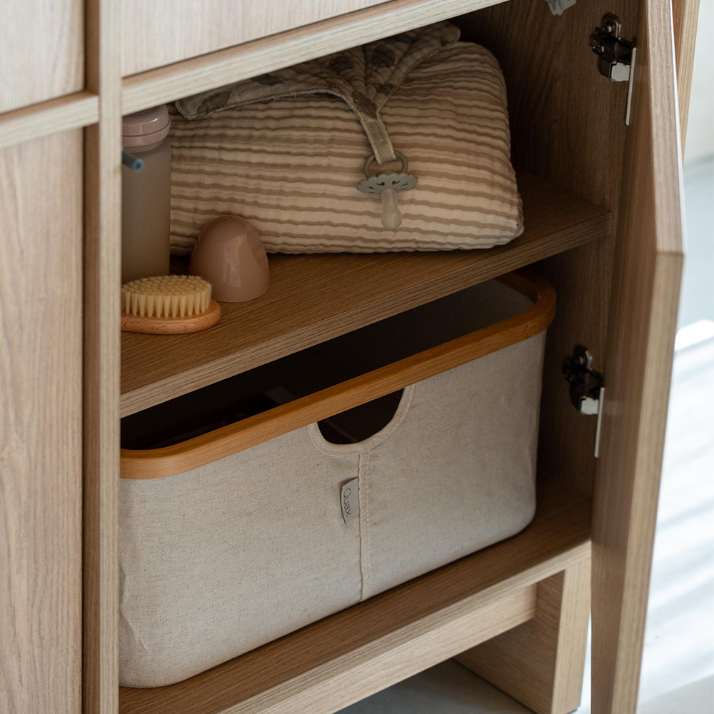 Quax Storage Basket 'Chest' Kyo Beige/Natural