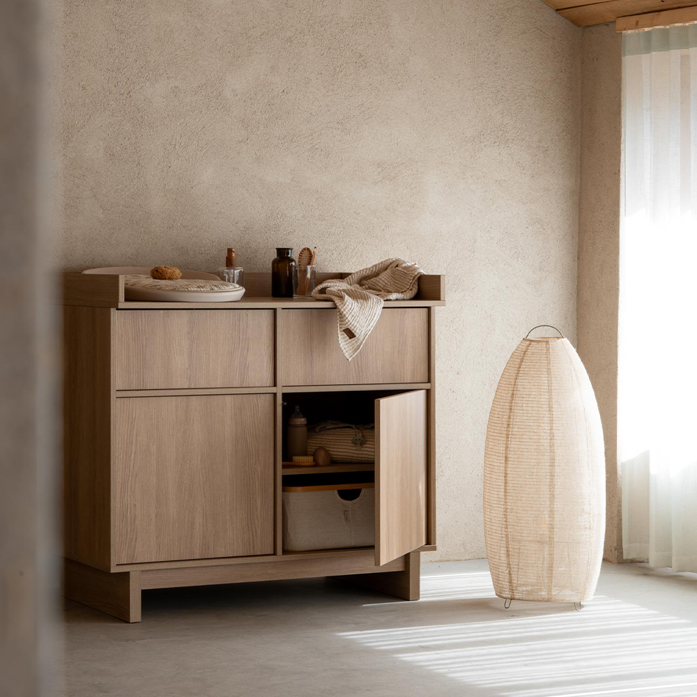 Quax Storage Basket 'Chest' Kyo Beige/Natural