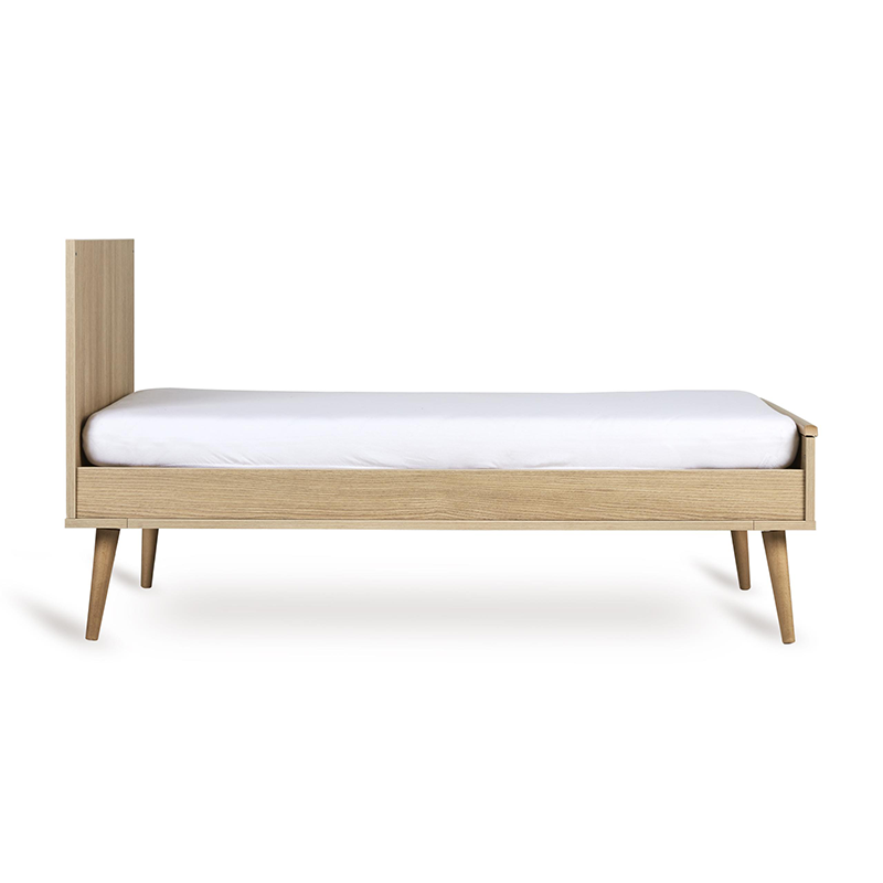 Quax Baby- und Kinderbett 70 x 140 'Flow' Honey Ash - Online MY SNOWFLAKE