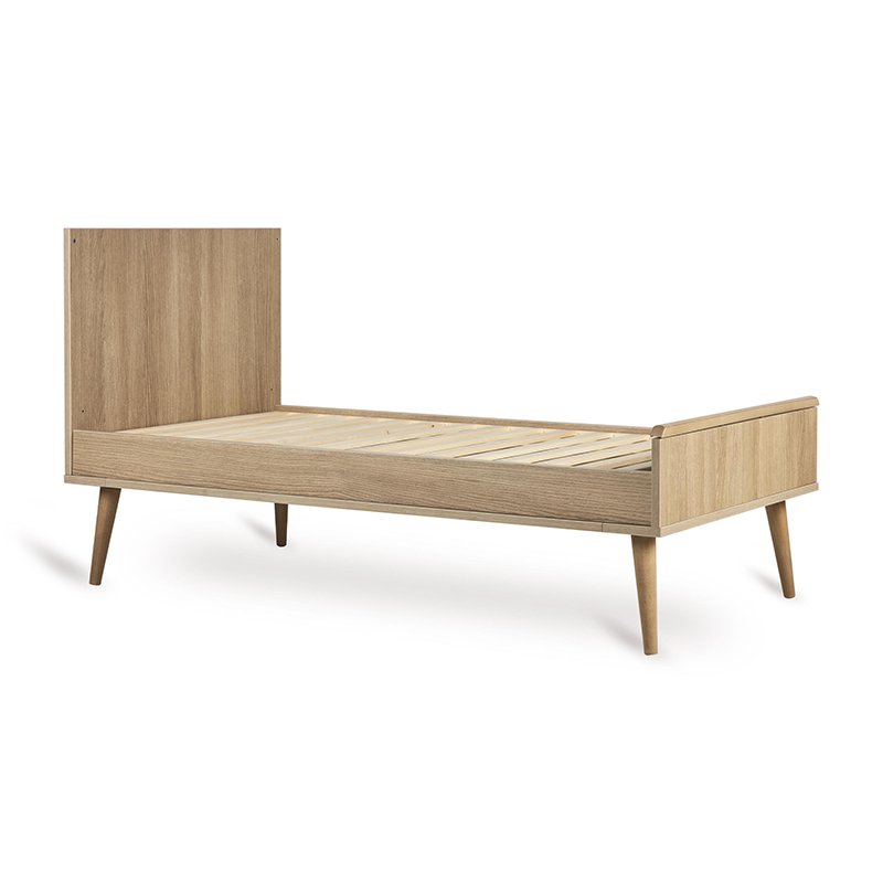 Quax Baby- und Kinderbett 70 x 140 'Flow' Honey Ash - Online MY SNOWFLAKE