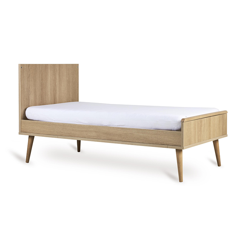 Quax Baby- und Kinderbett 70 x 140 'Flow' Honey Ash - Online MY SNOWFLAKE